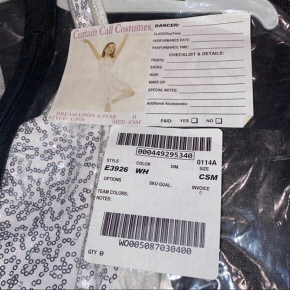 Dream upon a star dance contemporary costume CSM - Picture 7 of 7